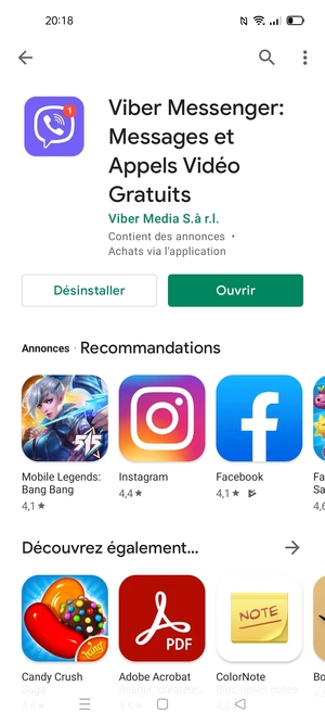Sélectionnez Ouvrir