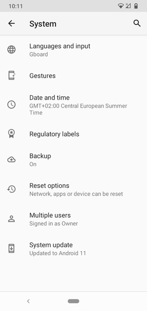 Select System update