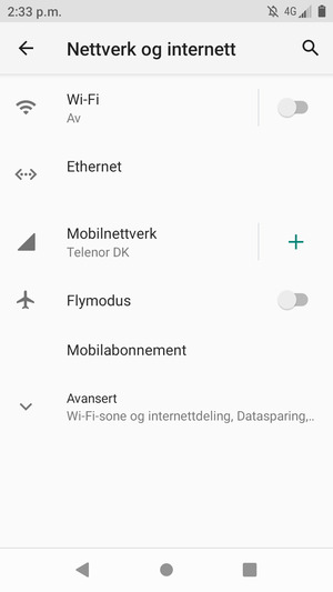 Velg Mobilnettverk
