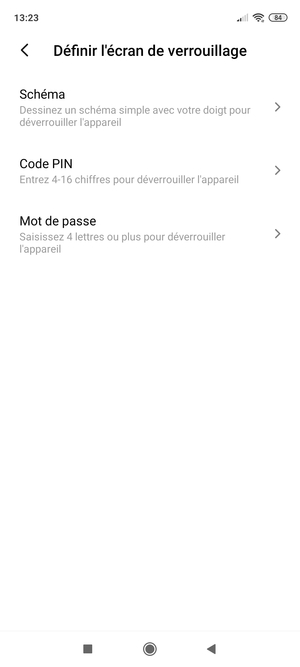 Sélectionnez Schéma