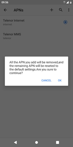 Select OK