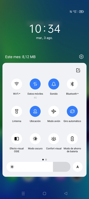 Desactive Ubicación