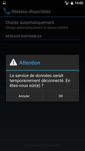 Sélectionnez OK