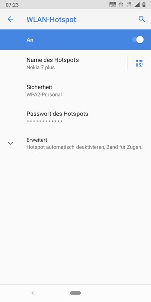 Ihr Handy ist jetzt für die Verwendung als Modem eingerichtet