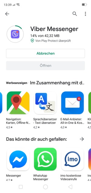 Warten Sie, bis der Installationsprozess  beendet ist