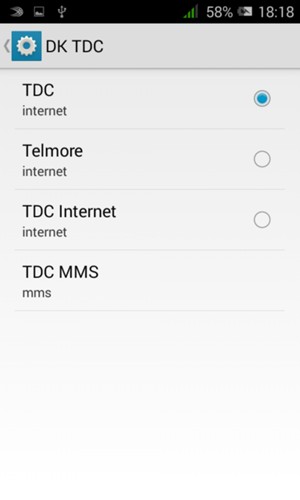Your phone will reset to default Internet and MMS settings