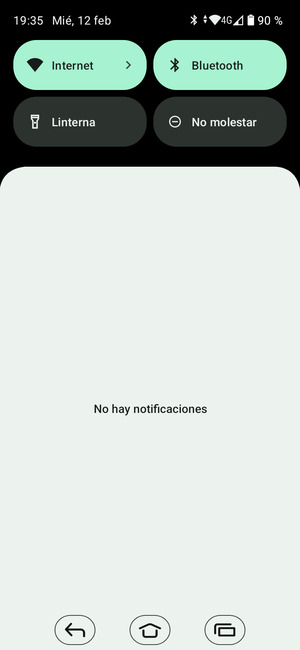 Deslice hacia abajo el menú superior de nuevo