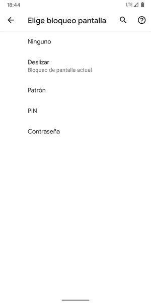 Seleccione Patrón