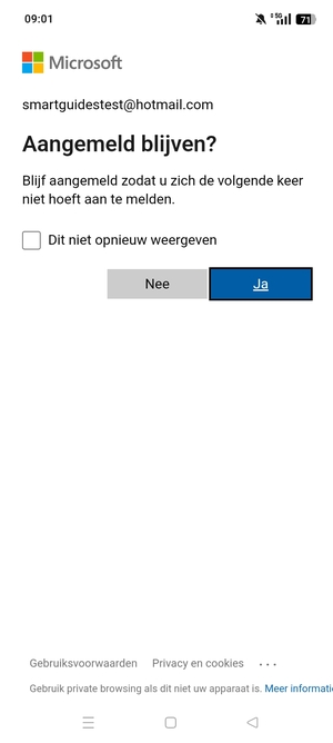 Selecteer uw voorkeursoptie