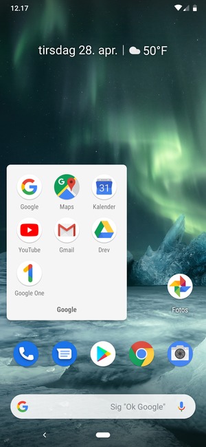 Vælg Gmail