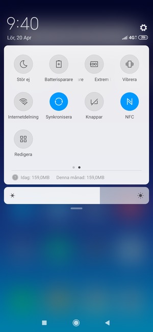 Aktivera Batterisparare
