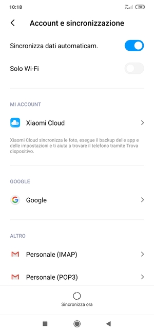 Seleziona Google