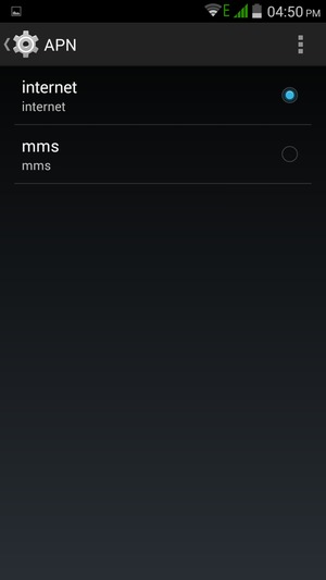 El teléfono ha sido configurado para MMS