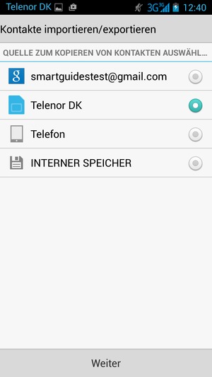 Wenn Ihr Bildschirm sieht wie folgt aus, wählen Sie die SIM-Karte und wählen Sie Weiter