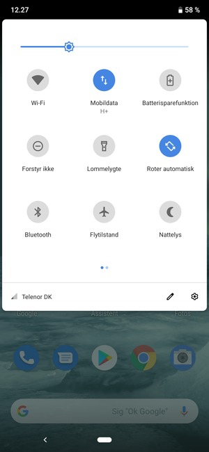 Slå Batterisparefunktion til