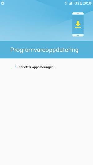Vent til søket er ferdig