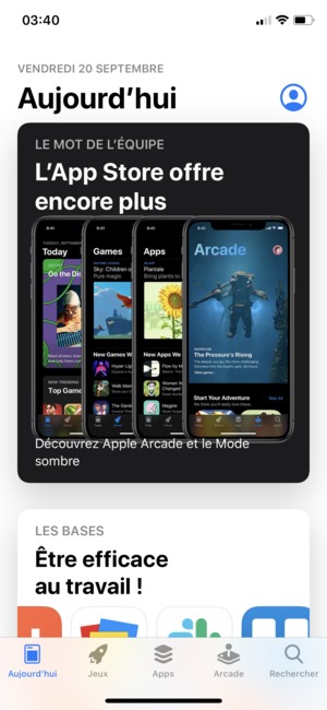 Sélectionnez Rechercher