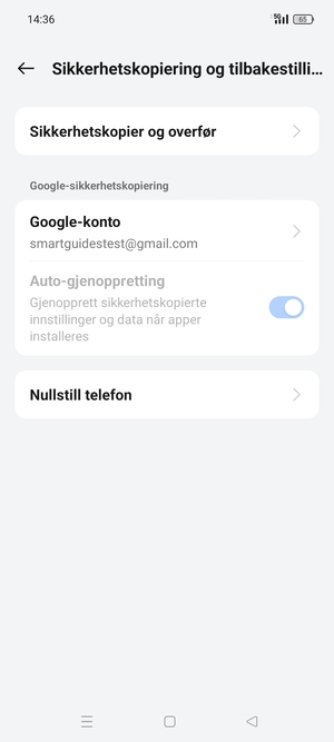 Velg Google-konto