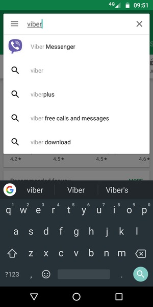 Enter the app name and select Search