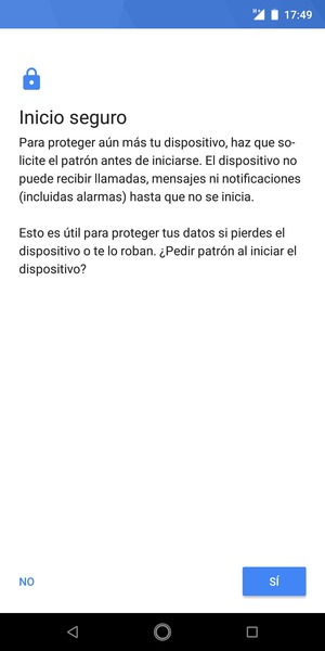 Seleccione la opción deseada