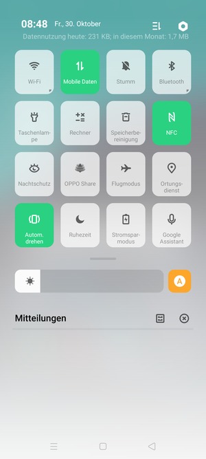 Schalten Sie Stromsparmodus ein