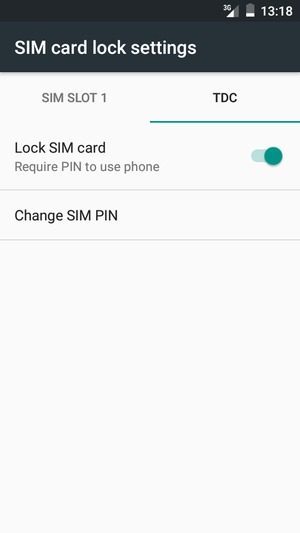Select Public and select Change SIM PIN