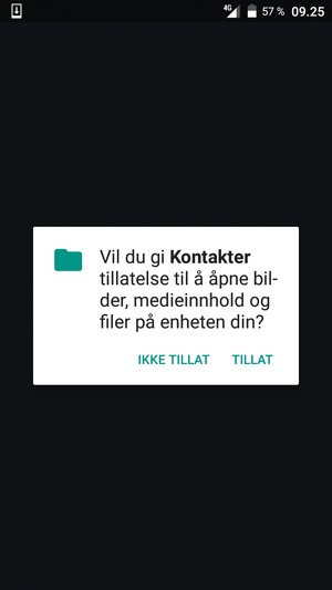 Velg TILLAT