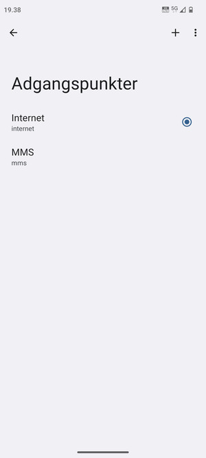 Vælg Menu-knappen