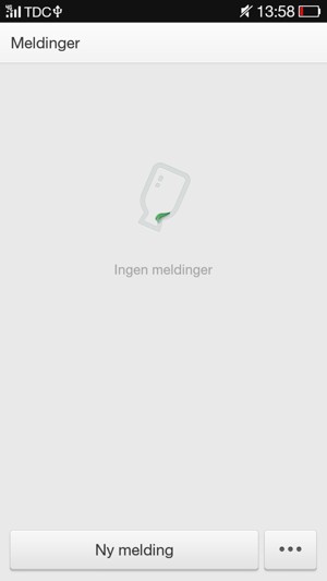 Velg menyknappen