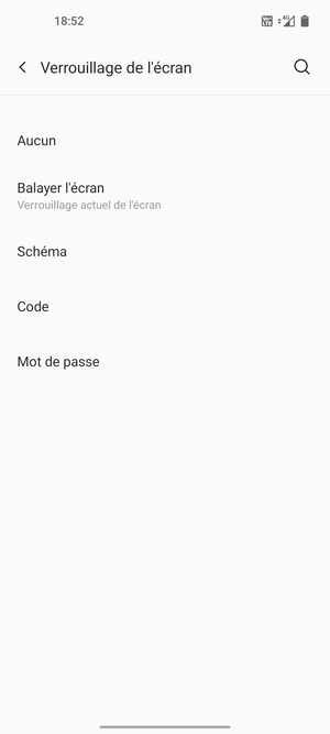 Sélectionnez Schéma