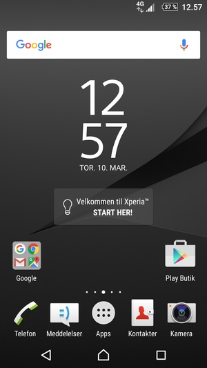 Vælg Apps