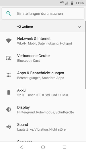 Wählen Sie Netzwerk & Internet