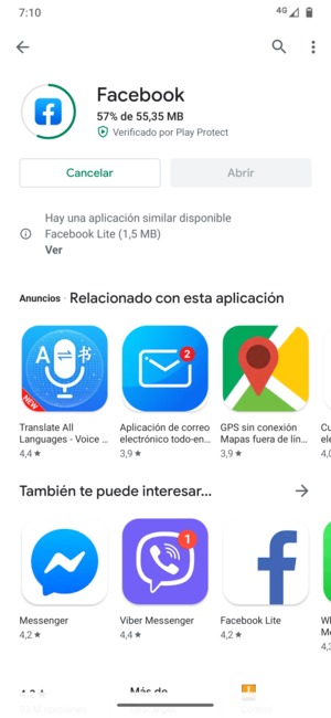 Espere a que el proceso de instalación finalice