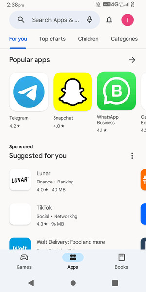 Select the Search bar