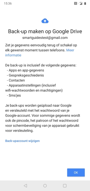 Selecteer OK