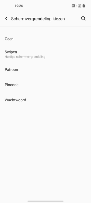 Selecteer Patroon