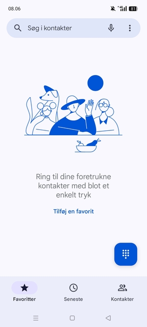 Vælg Menu-knappen