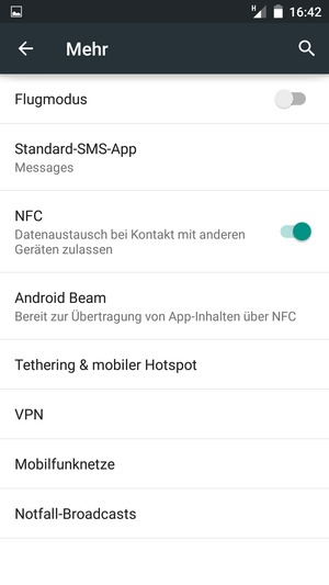 Wählen Sie Mobilfunknetze