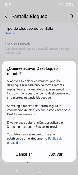Seleccione la opción deseada