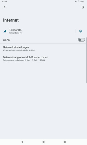 Schalten Sie WLAN ein
