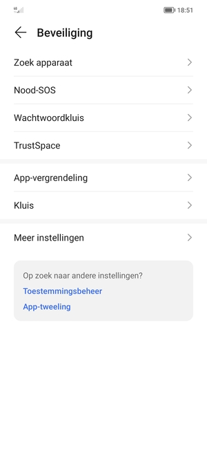 Selecteer Meer instellingen