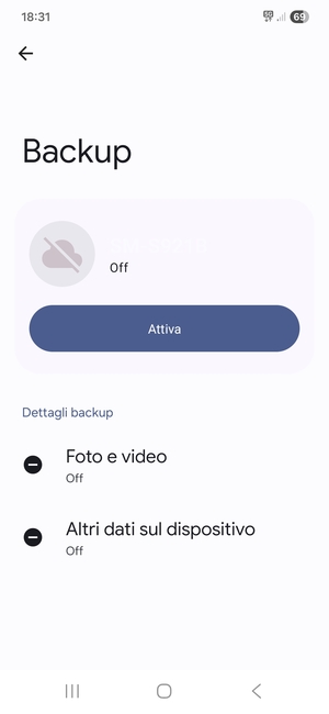 Seleziona Attiva