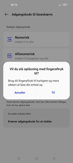 Vælg din foretrukne mulighed