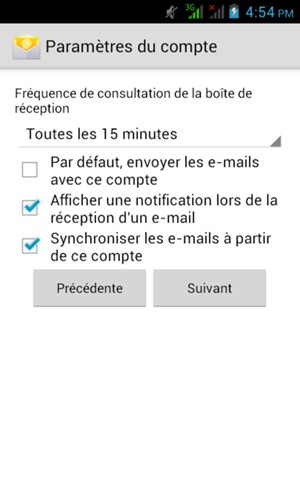 Sélectionnez Suivant