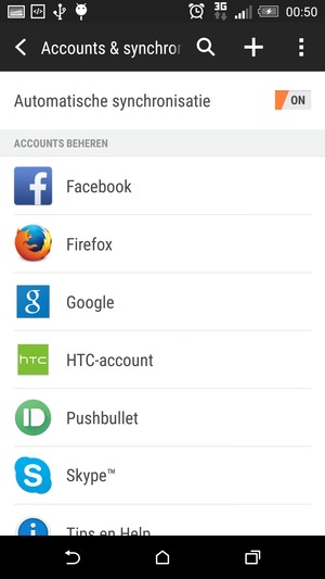 Selecteer Google