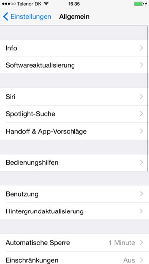 Wählen Sie Softwareaktualisierung