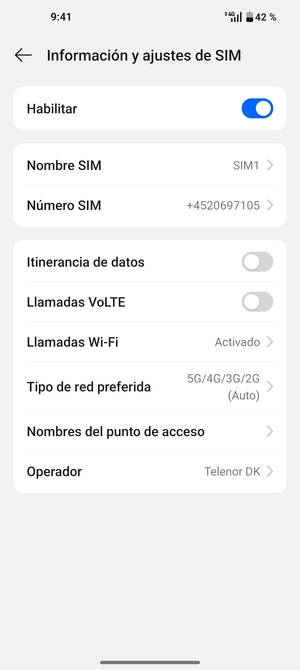 Seleccione Nombres del punto de acceso