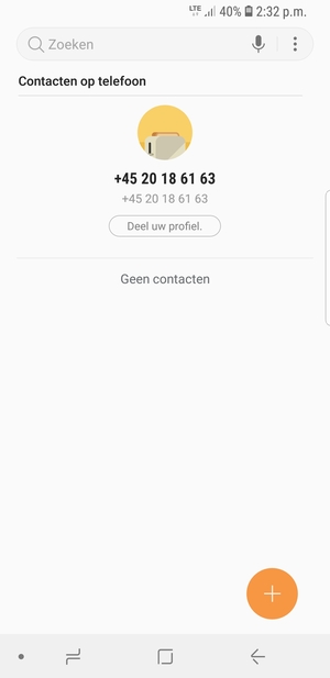 Selecteer de Menu-knop