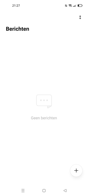 Selecteer de Menu-knop