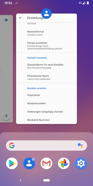 Apps nach oben streifen, um sie zu schliessen